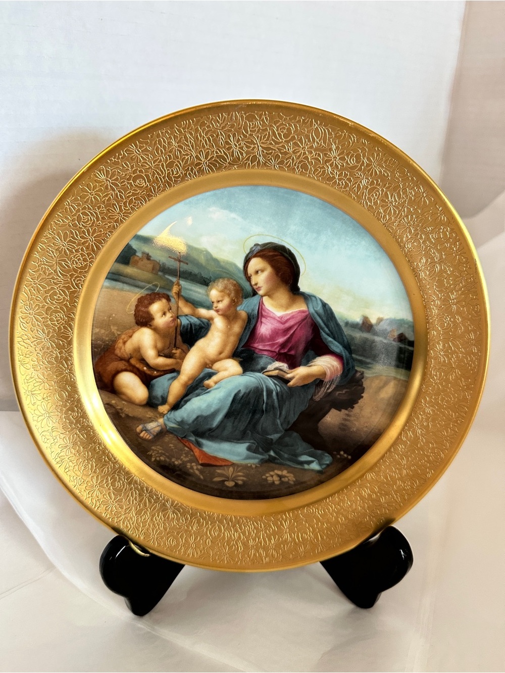 VTG 1976 Pickard Christmas Plate Alba Madonna Limited Edition 2683/7500